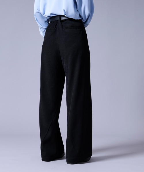Ellno Loset(エルノロゼット)の「カーブラインパンツ(スラックス・メンズ・ブラック/アイボリー・X-SMALL/MEDIUM/LARGE/SMALL)」の8枚目の写真