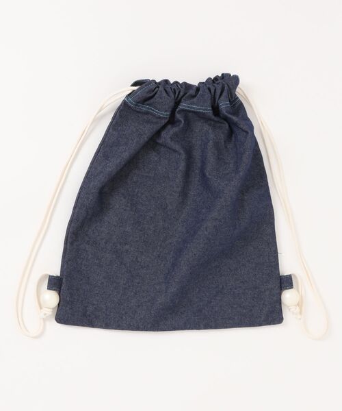 Port（ポート）の「【 Port / ポート 】 ワンポイント ロゴ デニム ナップサック #（バックパック/リュック・レディース・ピンク/ネイビー/ライトブルー・FREE）」の20枚目の写真