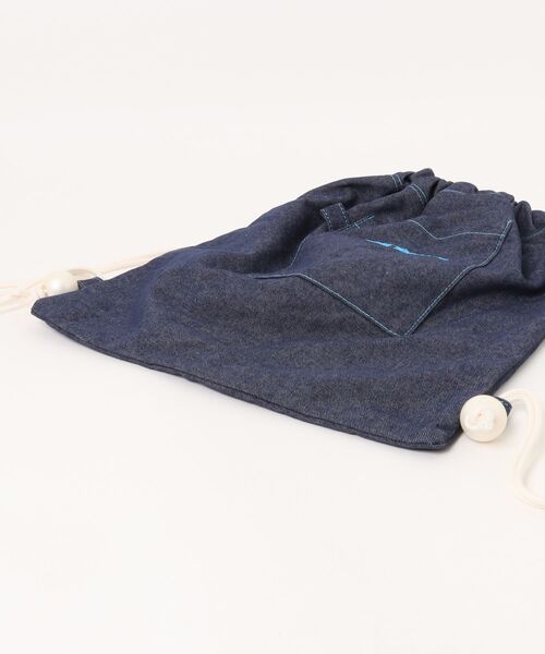 Port（ポート）の「【 Port / ポート 】 ワンポイント ロゴ デニム ナップサック #（バックパック/リュック・レディース・ピンク/ネイビー/ライトブルー・FREE）」の21枚目の写真