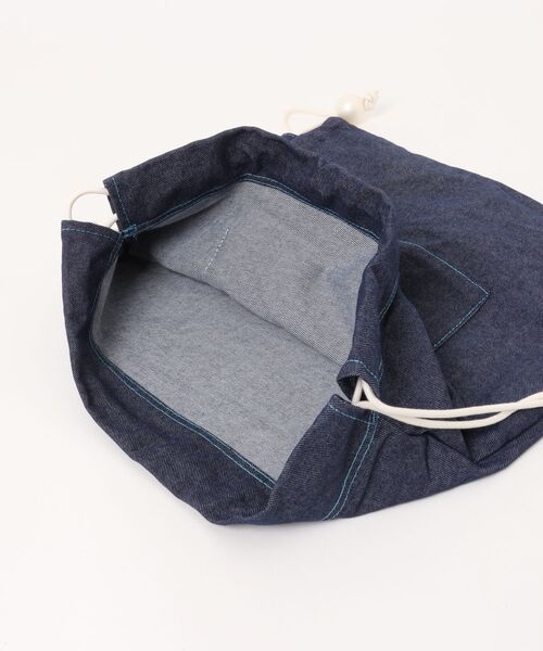 Port（ポート）の「【 Port / ポート 】 ワンポイント ロゴ デニム ナップサック #（バックパック/リュック・レディース・ピンク/ネイビー/ライトブルー・FREE）」の22枚目の写真