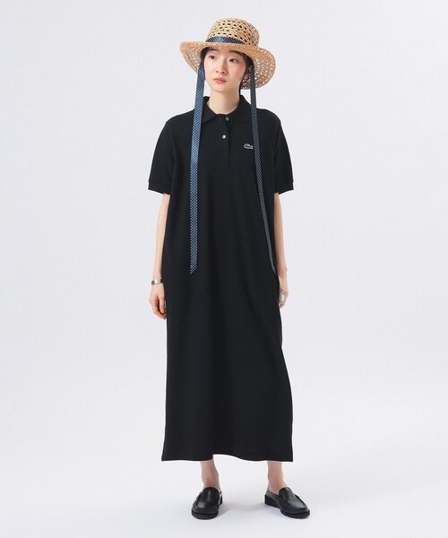 LACOSTE（ラコステ）の「【別注】LACOSTE / ポロ ワンピース（ワンピース・レディース・ネイビー/ブラウン系その他/ブラック・38/36/34）」の4枚目の写真