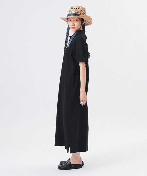 LACOSTE（ラコステ）の「【別注】LACOSTE / ポロ ワンピース（ワンピース・レディース・ネイビー/ブラウン系その他/ブラック・38/36/34）」の5枚目の写真