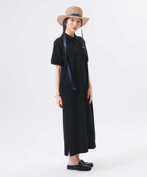 LACOSTE（ラコステ）の「【別注】LACOSTE / ポロ ワンピース（ワンピース・レディース・ネイビー/ブラウン系その他/ブラック・38/36/34）」の7枚目の写真