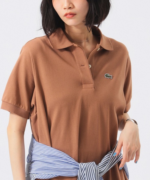 LACOSTE（ラコステ）の「【別注】LACOSTE / ポロ ワンピース（ワンピース・レディース・ネイビー/ブラウン系その他/ブラック・38/36/34）」の4枚目の写真