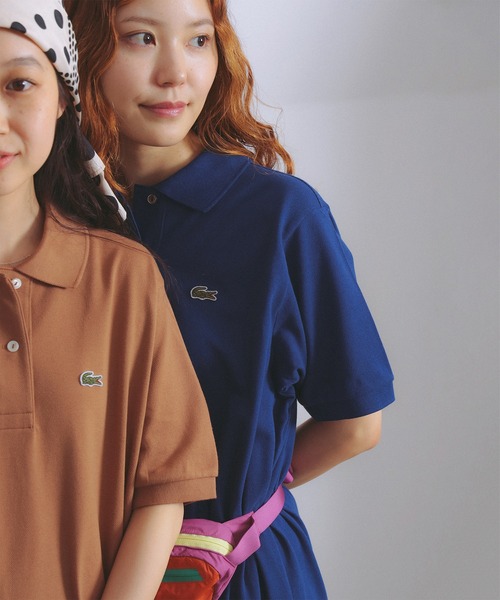 LACOSTE（ラコステ）の「【別注】LACOSTE / ポロ ワンピース（ワンピース・レディース・ネイビー/ブラウン系その他/ブラック・38/36/34）」の7枚目の写真
