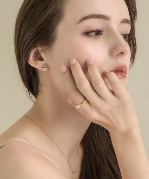muku(ムク)の「PIERCE/ZIRCONIABAR ONEPEARL(ピアス(両耳用)・レディース・ゴールド/シルバー・FREE)」の17枚目の写真