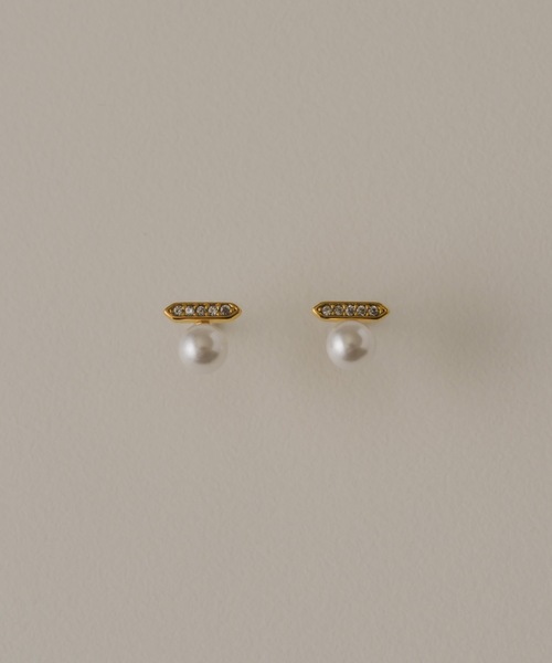 muku(ムク)の「PIERCE/ZIRCONIABAR ONEPEARL(ピアス(両耳用)・レディース・ゴールド/シルバー・FREE)」の20枚目の写真