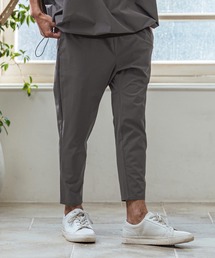 コットンギャバタックカーブパンツ - cotton gabardine tuck curved