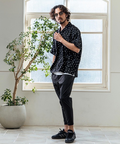 Magine(マージン)の「mp14659- Nylon Stretch Easy Tapered Pants イージーテーパードパンツ(MGN-261-020)(その他パンツ・メンズ・チャコール/オリーブ/ブラック・48/46/44)」の7枚目の写真