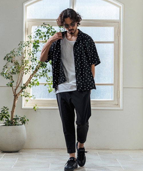 Magine(マージン)の「mp14659- Nylon Stretch Easy Tapered Pants イージーテーパードパンツ(MGN-261-020)(その他パンツ・メンズ・チャコール/オリーブ/ブラック・48/46/44)」の8枚目の写真