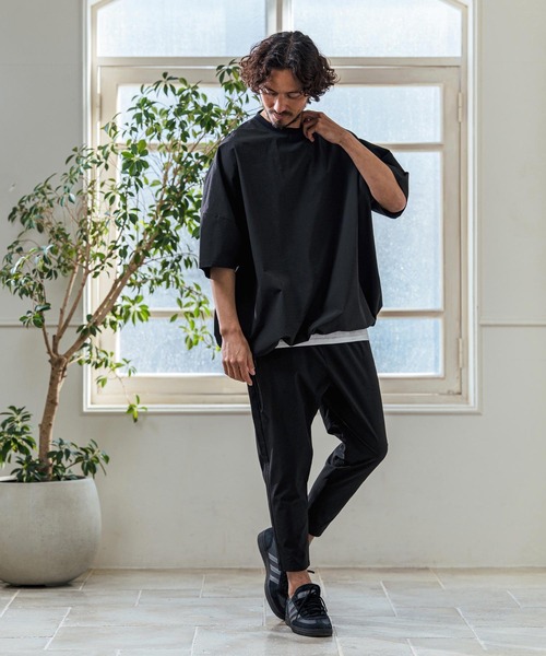 Magine(マージン)の「mp14659- Nylon Stretch Easy Tapered Pants イージーテーパードパンツ(MGN-261-020)(その他パンツ・メンズ・チャコール/オリーブ/ブラック・48/46/44)」の9枚目の写真