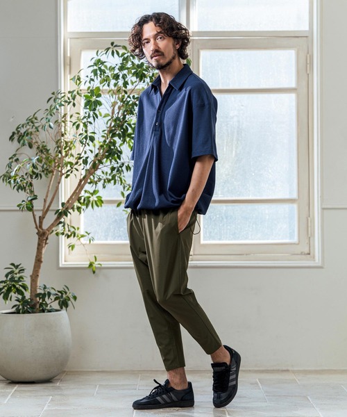 Magine(マージン)の「mp14659- Nylon Stretch Easy Tapered Pants イージーテーパードパンツ(MGN-261-020)(その他パンツ・メンズ・チャコール/オリーブ/ブラック・48/46/44)」の20枚目の写真