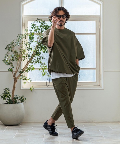Magine(マージン)の「mp14659- Nylon Stretch Easy Tapered Pants イージーテーパードパンツ(MGN-261-020)(その他パンツ・メンズ・チャコール/オリーブ/ブラック・48/46/44)」の22枚目の写真