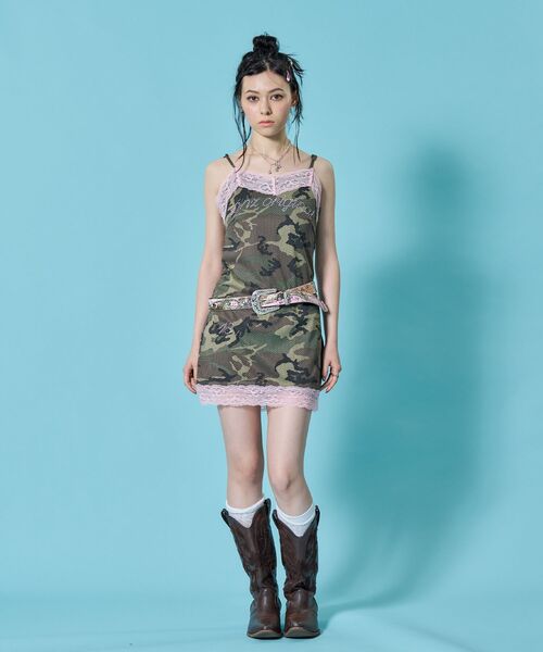 SEQUENZ(シークエンズ)の「※WEB限定 / メッシュ×レース / レディースキャミワンピース / sqnzmesh camisole onepiece(ワンピース・レディース・その他1・MEDIUM/SMALL)」の5枚目の写真