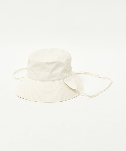 KIJIMA TAKAYUKI（キジマ　タカユキ）の「＜KIJIMA TAKAYUKI＞K バケットハット（ハット・レディース・オフホワイト/ブラック・FREE）」の2枚目の写真