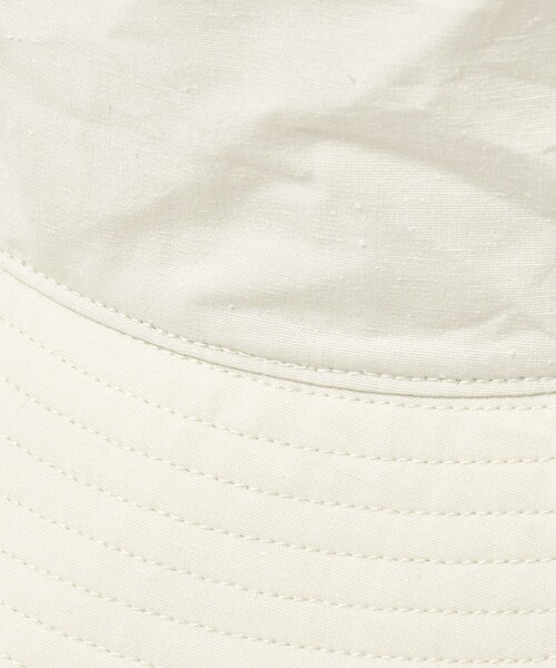 KIJIMA TAKAYUKI（キジマ　タカユキ）の「＜KIJIMA TAKAYUKI＞K バケットハット（ハット・レディース・オフホワイト/ブラック・FREE）」の18枚目の写真