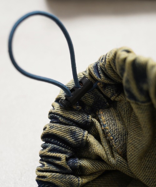 1111clothing(ワンフォークロージング)の「【セットアップ可能】12oz デニム ジップパーカー / 12oz Denim Zip Hoodie(デニムジャケット・メンズ・ネイビー/カモフラージュ/ブラック/ブルー・M/L)」の11枚目の写真