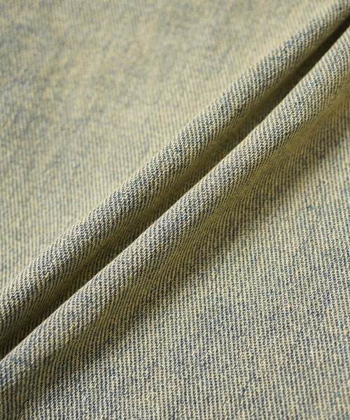 1111clothing(ワンフォークロージング)の「【セットアップ可能】12oz デニム ジップパーカー / 12oz Denim Zip Hoodie(デニムジャケット・メンズ・ネイビー/カモフラージュ/ブラック/ブルー・M/L)」の5枚目の写真