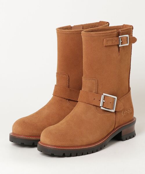 Schott(ショット)の「Schott ENGINEER BOOTS LONG ショット(ブーツ・メンズ・ベージュ/ブラック・25cm/25.5cm/26cm/26.5cm/27cm/28cm/27.5cm)」の1枚目の写真