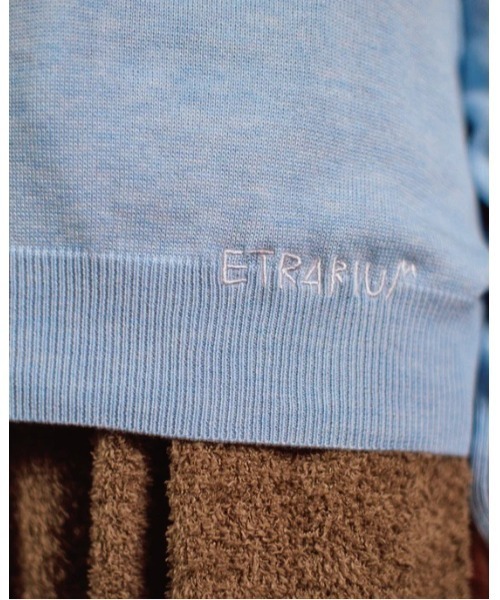 Etrarium(エトラリウム)の「”Etrarium” Turtle Knit(Tシャツ/カットソー・レディース・ブルー/ブラック・SMALL)」の7枚目の写真