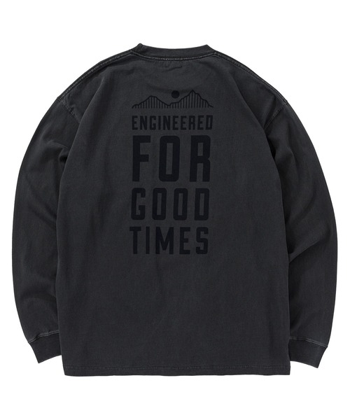 KAVU(カブー)の「KAVU/カブー LS Good Time Tee ( pigment)/ロングスリーブ グッドタイム Tシャツ(Tシャツ/カットソー・メンズ・ナチュラル/ブラック/ネイビー・MEDIUM/X-LARGE/LARGE)」の2枚目の写真
