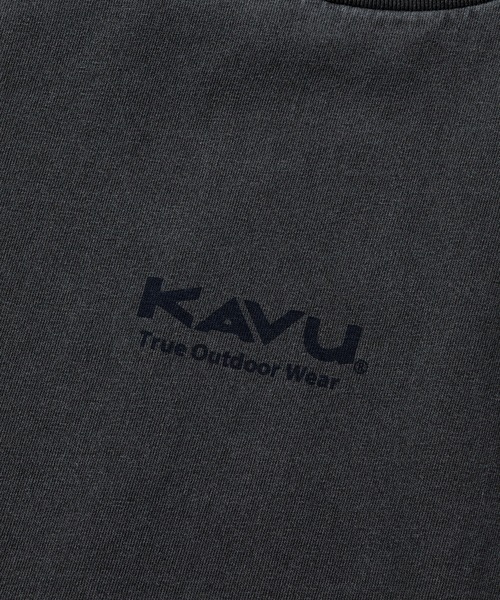 KAVU(カブー)の「KAVU/カブー LS Good Time Tee ( pigment)/ロングスリーブ グッドタイム Tシャツ(Tシャツ/カットソー・メンズ・ナチュラル/ブラック/ネイビー・MEDIUM/X-LARGE/LARGE)」の5枚目の写真