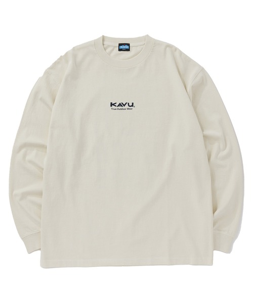 KAVU(カブー)の「KAVU/カブー LS Good Time Tee ( pigment)/ロングスリーブ グッドタイム Tシャツ(Tシャツ/カットソー・メンズ・ナチュラル/ブラック/ネイビー・MEDIUM/X-LARGE/LARGE)」の8枚目の写真