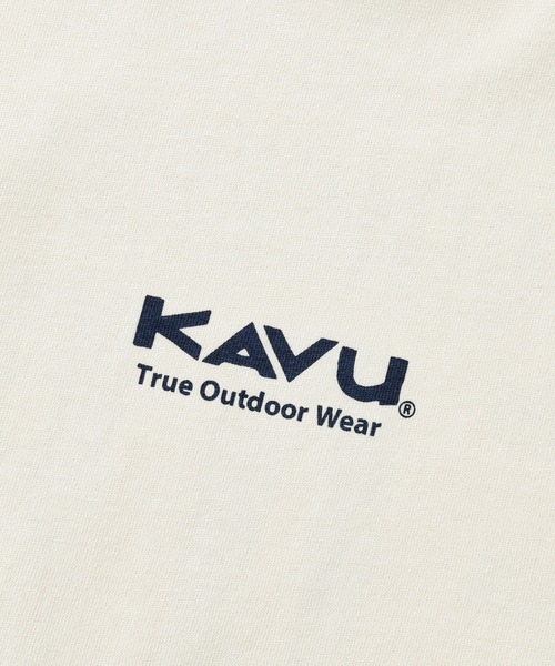 KAVU(カブー)の「KAVU/カブー LS Good Time Tee ( pigment)/ロングスリーブ グッドタイム Tシャツ(Tシャツ/カットソー・メンズ・ナチュラル/ブラック/ネイビー・MEDIUM/X-LARGE/LARGE)」の9枚目の写真