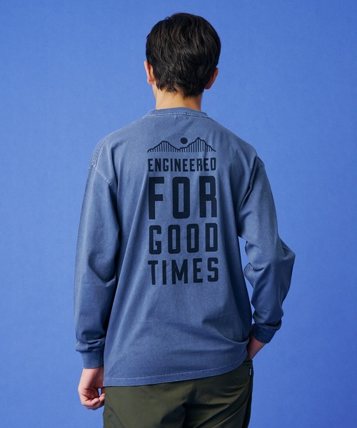 KAVU(カブー)の「KAVU/カブー LS Good Time Tee ( pigment)/ロングスリーブ グッドタイム Tシャツ(Tシャツ/カットソー・メンズ・ナチュラル/ブラック/ネイビー・MEDIUM/X-LARGE/LARGE)」の17枚目の写真