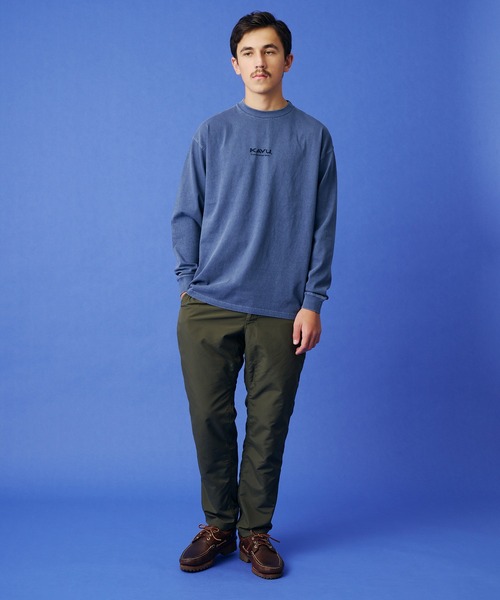 KAVU(カブー)の「KAVU/カブー LS Good Time Tee ( pigment)/ロングスリーブ グッドタイム Tシャツ(Tシャツ/カットソー・メンズ・ナチュラル/ブラック/ネイビー・MEDIUM/X-LARGE/LARGE)」の18枚目の写真