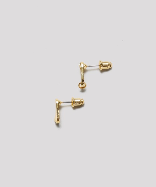 LAPUIS(ラピュイ)の「LAPUIS(ラピュイ)Bijou Plate pierced earrings(ピアス(両耳用)・レディース・マルチ/ゴールド・FREE)」の9枚目の写真