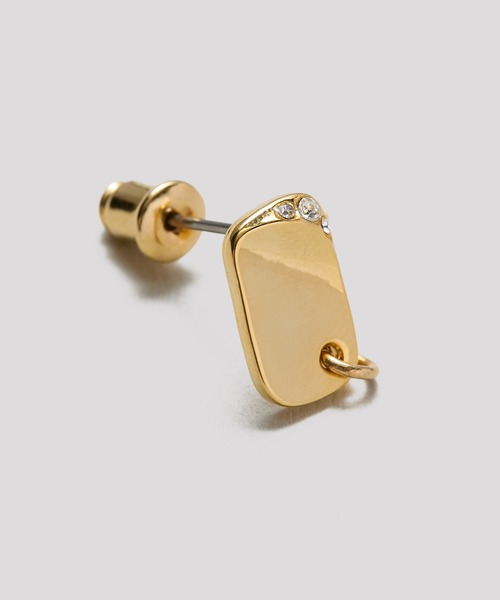 LAPUIS(ラピュイ)の「LAPUIS(ラピュイ)Bijou Plate pierced earrings(ピアス(両耳用)・レディース・マルチ/ゴールド・FREE)」の11枚目の写真