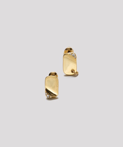 LAPUIS(ラピュイ)の「LAPUIS(ラピュイ)Bijou Plate pierced earrings(ピアス(両耳用)・レディース・マルチ/ゴールド・FREE)」の8枚目の写真