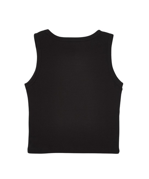X-girl（エックスガール）の「HOLLOW OUT OVAL LOGO TANK TOP（タンクトップ・レディース・ブラック/ホワイト/カモフラージュ・ONE SIZE）」の12枚目の写真