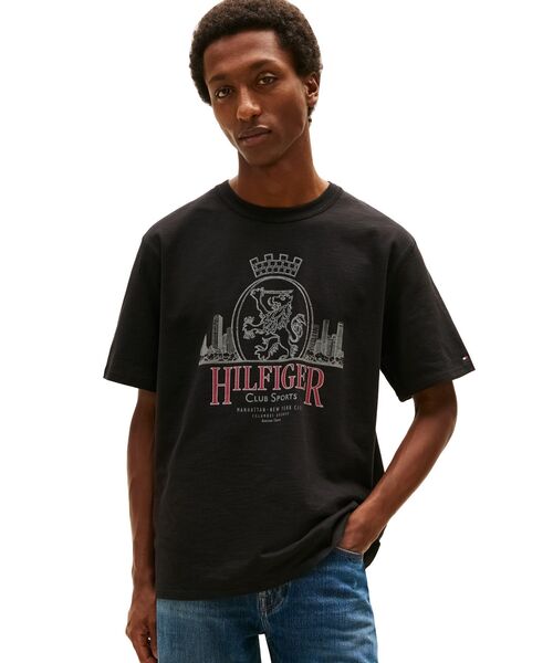 TOMMY HILFIGER(トミーヒルフィガー)の「ヘリテージシリーズ クレストTEE(Tシャツ/カットソー・メンズ・ホワイト/ブラック・MEDIUM/SMALL/LARGE/X-LARGE)」の2枚目の写真
