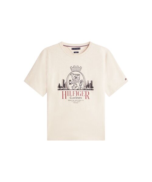 TOMMY HILFIGER(トミーヒルフィガー)の「ヘリテージシリーズ クレストTEE(Tシャツ/カットソー・メンズ・ホワイト/ブラック・MEDIUM/SMALL/LARGE/X-LARGE)」の9枚目の写真