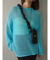 emmi（エミ）の「メッシュニットプルオーバー（ニット/セーター）」
