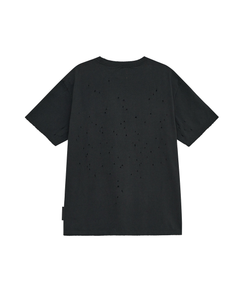 DEFGARMENTS（デフグラメンツ）の「ICY LOGO DAMAGED T-SHIRTS [CHARCOAL]（Tシャツ/カットソー・レディース・その他・MEDIUM/LARGE）」の2枚目の写真