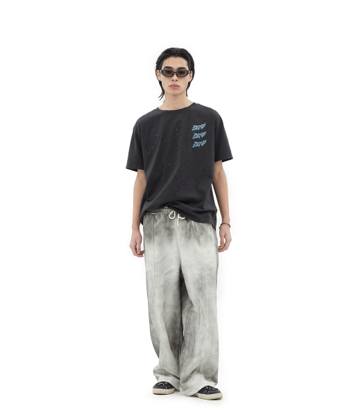 DEFGARMENTS（デフグラメンツ）の「ICY LOGO DAMAGED T-SHIRTS [CHARCOAL]（Tシャツ/カットソー・レディース・その他・MEDIUM/LARGE）」の3枚目の写真