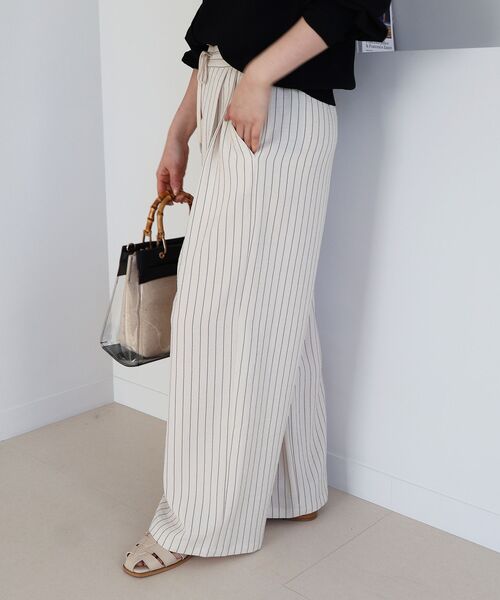 le.coeur blanc（ルクールブラン）の「ウォッシャブルイージーパンツ（その他パンツ・レディース・ホワイト系その他2/サンドベージュ/ミント/ネイビー/ラベンダー・36/38）」の19枚目の写真