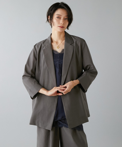 Liesse(リエス)の「レーストリムキャミソール(シャツ/ブラウス・レディース・アイボリー/ブラウン/ネイビー/ブルー系その他/ホワイト系その他/ブラウン系その他・FREE)」の22枚目の写真
