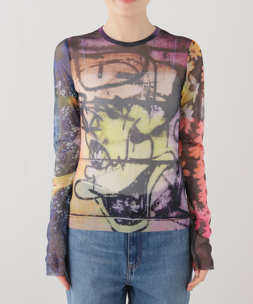 P.A.M.（パム）の「P.A.M. / パークスアンドミニ PHOTO MESH TOP JOSHUA GORDON（Tシャツ/カットソー・レディース・その他・SMALL）」の5枚目の写真