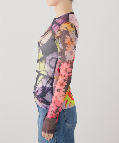 P.A.M.（パム）の「P.A.M. / パークスアンドミニ PHOTO MESH TOP JOSHUA GORDON（Tシャツ/カットソー・レディース・その他・SMALL）」の4枚目の写真