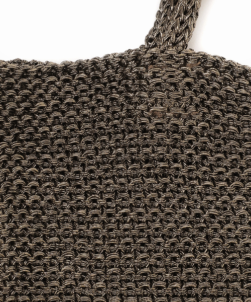 JOURNAL STANDARD relume(ジャーナルスタンダード レリューム)の「《追加》RELUME ラメアミトート(トートバッグ・レディース・シルバー/ブラウン/ブラック/ボルドー・FREE)」の14枚目の写真