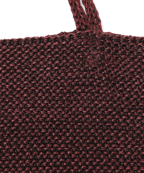 JOURNAL STANDARD relume(ジャーナルスタンダード レリューム)の「《追加》RELUME ラメアミトート(トートバッグ・レディース・シルバー/ブラウン/ブラック/ボルドー・FREE)」の16枚目の写真