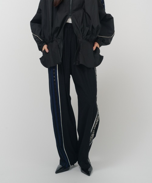 THINGS THAT MATTER(シングス ザット マター)の「TORCHON LACE SWITCHING PANTS / トーション レース スイッチング パンツ(スウェットパンツ・レディース・ブラック/ネイビー/ベージュ・FREE)」の21枚目の写真