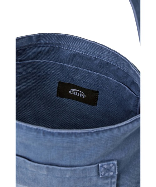 EMIS(イミス)の「WASHED COTTON TOTE BAG(トートバッグ・レディース・ベージュ/ブルー・FREE)」の16枚目の写真