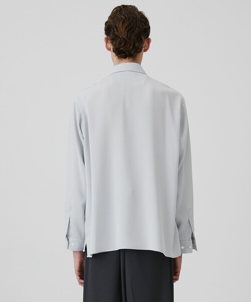 UNITED TOKYO（ユナイテッドトウキョウ）の「【再入荷なし】COLD DRY PLEATS レギュラーカラーシャツ　｜接触冷感/通気性/イージーケア/軽量/防シワ/春服（シャツ/ブラウス・メンズ・ブラック/オフホワイト/ネイビー/ライトグレー・1/2）」の13枚目の写真