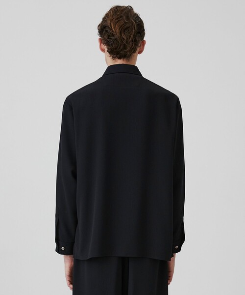 UNITED TOKYO（ユナイテッドトウキョウ）の「【再入荷なし】COLD DRY PLEATS レギュラーカラーシャツ　｜接触冷感/通気性/イージーケア/軽量/防シワ/春服（シャツ/ブラウス・メンズ・ブラック/オフホワイト/ネイビー/ライトグレー・1/2）」の20枚目の写真