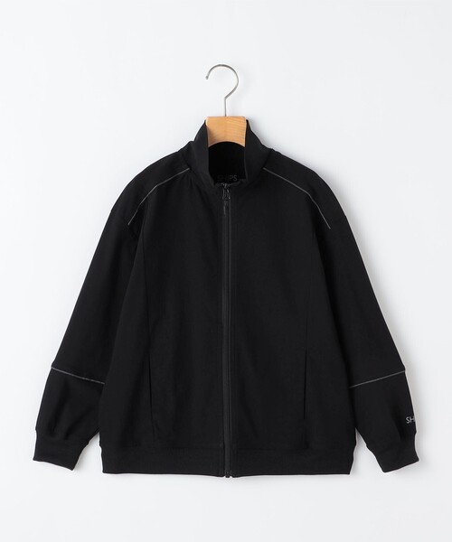 SHIPS(シップス)の「SHIPS KIDS:140~160cm / ライン スタンド スポーツ ブルゾン(その他トップス・キッズ・ベージュ/ブラック・140/160/150)」の1枚目の写真